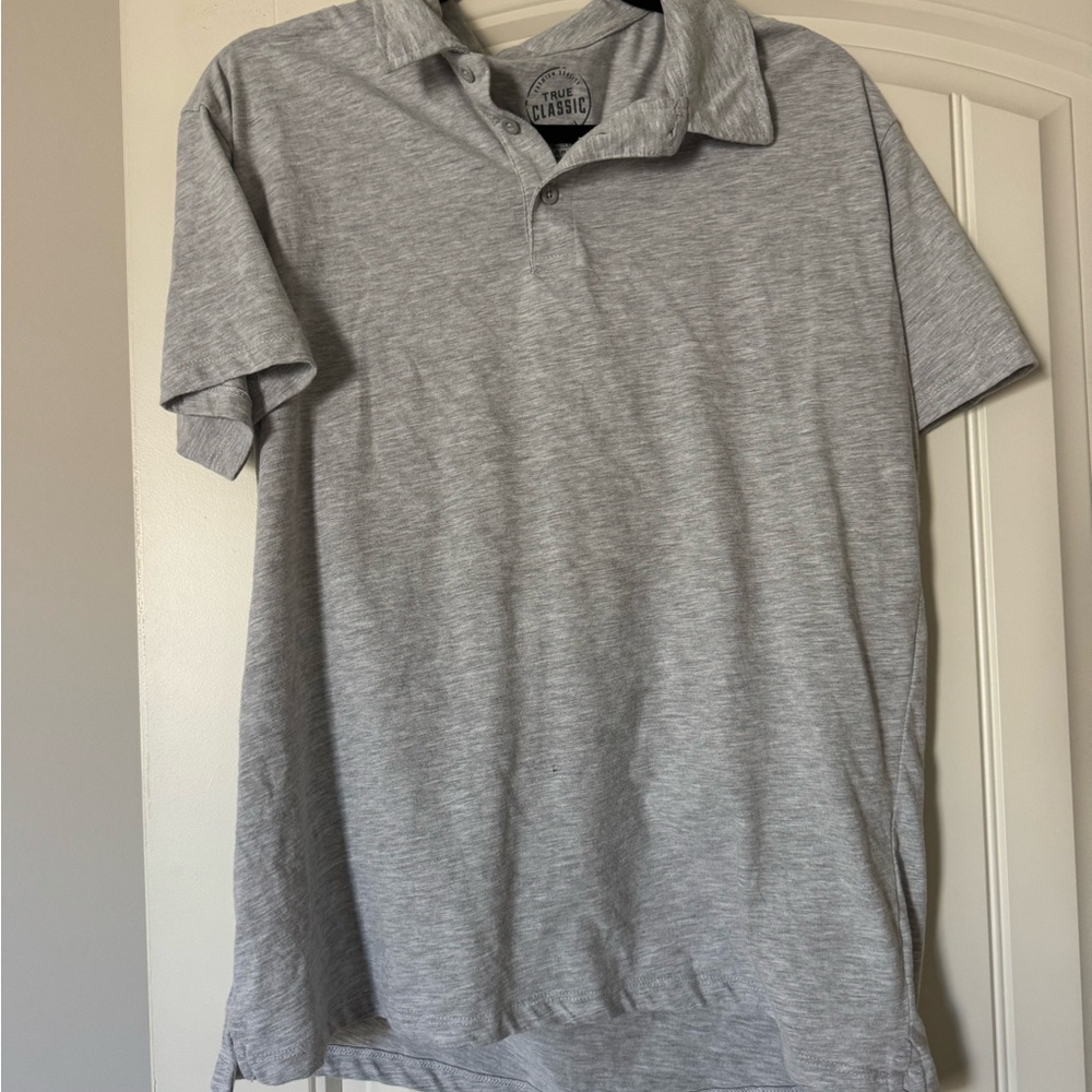 Men's Classic Gray Polo Shirt